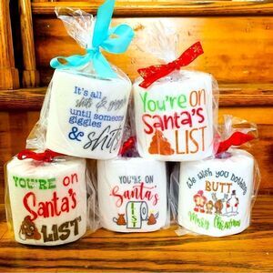 Funny Toilet Paper White Elephant Gag Gift for Gifting!